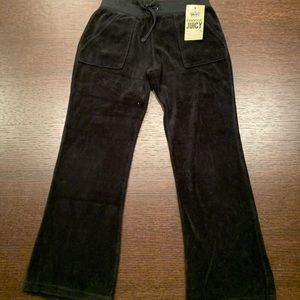 JUICY COUTURE KIDS BLACK TRACK PANTS!!